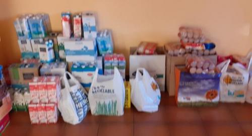 Colaboración del colegio Esclavas SCJ con la cocina económica aportando desayunos Colaboración del colegio Esclavas SCJ con la cocina económica aportando desayunos