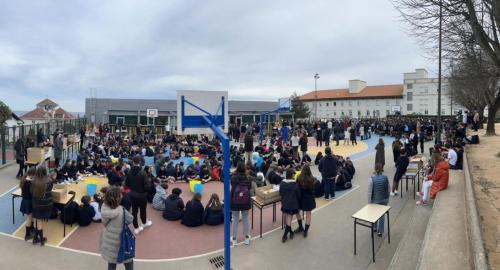 Campaña de Manos Unidas en el colegio Esclavas SCJ 